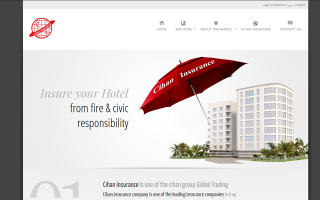 Cihan Insurance website